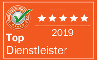 Top Dienstleister 2019 Siegel Top Dienstleister 2019